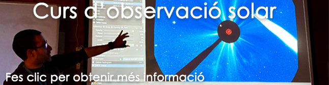 Curs d'activitat solar, meteorologia espacial i observació del Sol